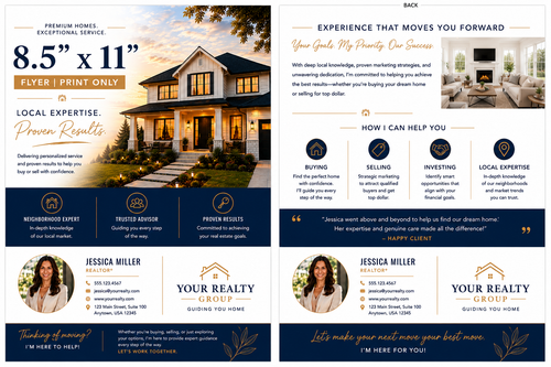 Print | 8.5 x 11 | Double Sided Flyer