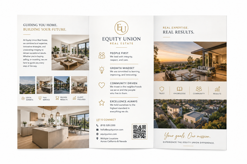 8.5 x 14 TriFold | Brochure | Bulk Mail