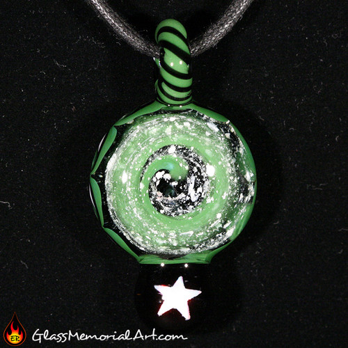 Pinwheel Spiral with Opal Pendant