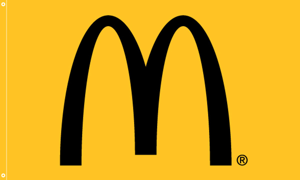 McDonald's Flag "Arch" Yellow