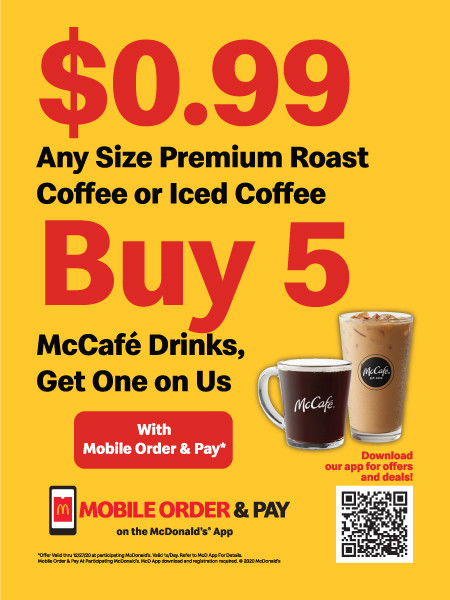 McDonald's $0.99 Coffee