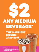 Dunkin' 3'x4' "Happiest Hours" Poster