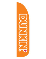 Dunkin' 3'x13' Feather Dancer Flag Orange