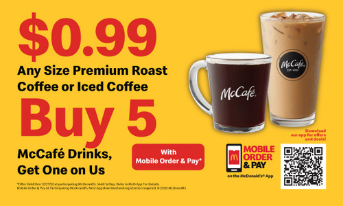 McDonald's $0.99 Coffee