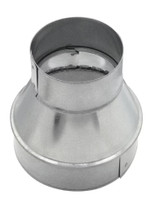 DV Vent Pipe Reducer 5" x 8" to 4" x 6 5/8" (attach to top of fireplace only) SD58DVAX46