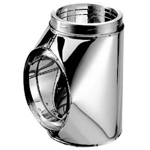 Duravent DuraTech 10" Diameter Standard Tee w/Cap SS 10DT-TSS