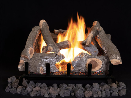 Superior 36" Outdoor Direct Vent Match Lit System with Dual-Burner and Log Sets