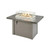 Outdoor Greatroom Grey Havenwood Linear Gas Fire Pit Table with Grey Base HVGG-1224-K