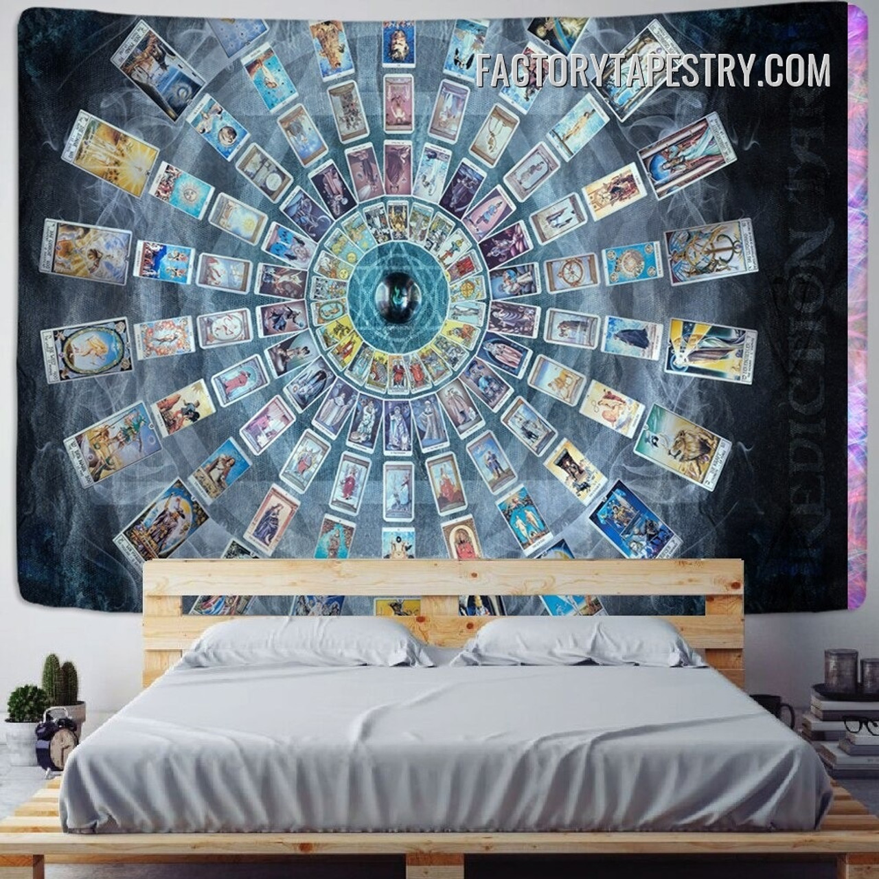Crystal Ball Astrology Tarot Card Bohemian Wall Art Tapestry for Room Decoration
