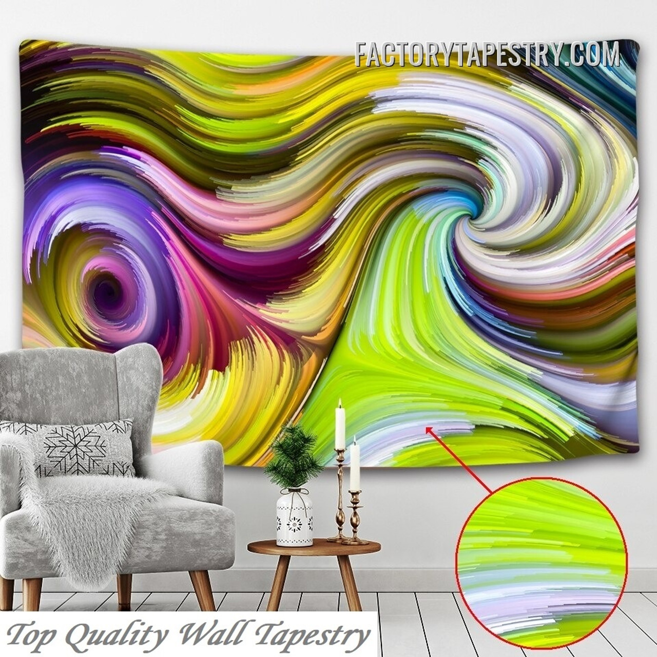Textured wall tapestry hotsell