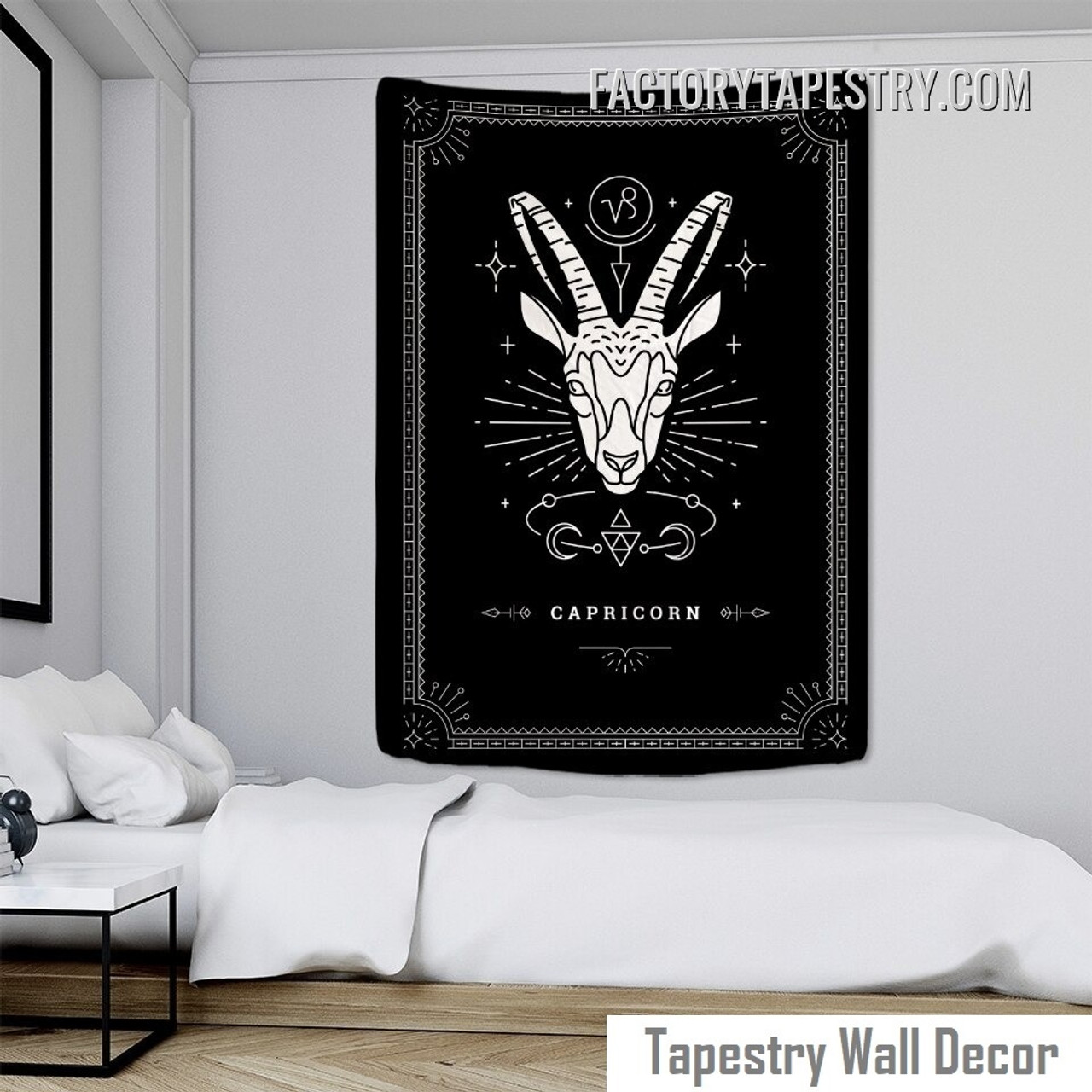 Capricorn III Astrology Witchcraft Divination Bohemian Tarot Wall Hanging Tapestry