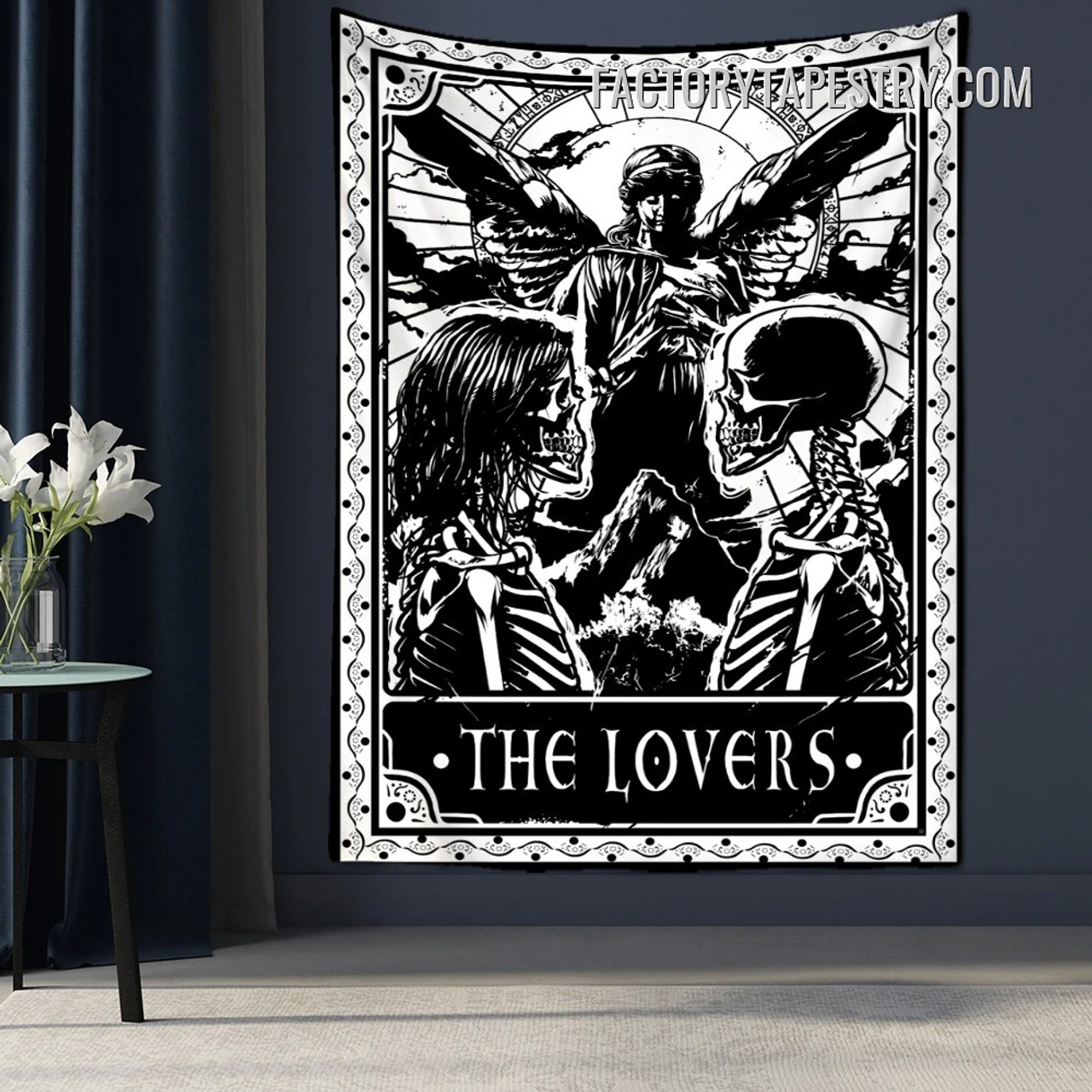 The Lovers Bohemian Tarot Wall Hanging Tapestry Art