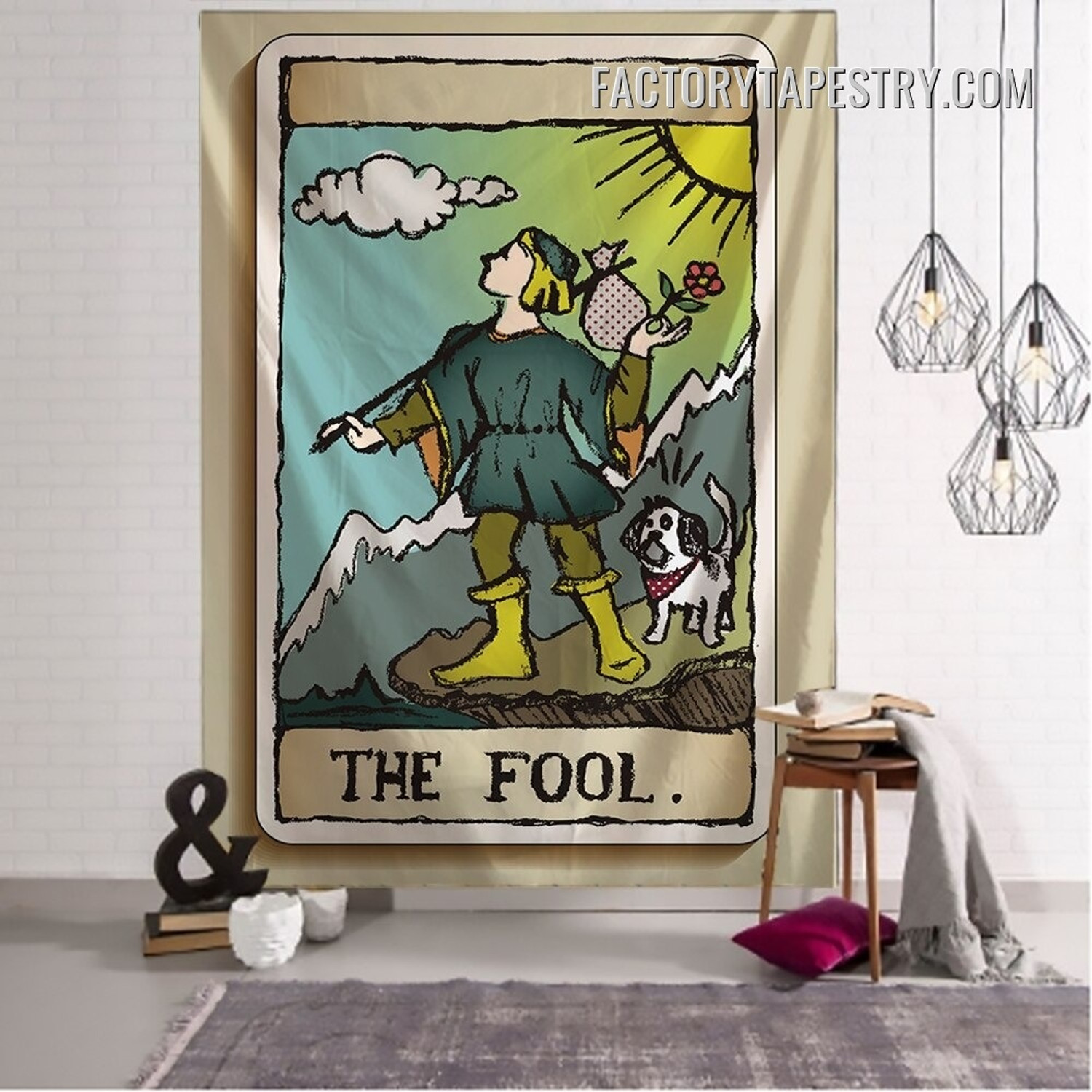 The Fool I Tarot Witchcraft Bohemian Wall Decor Tapestry