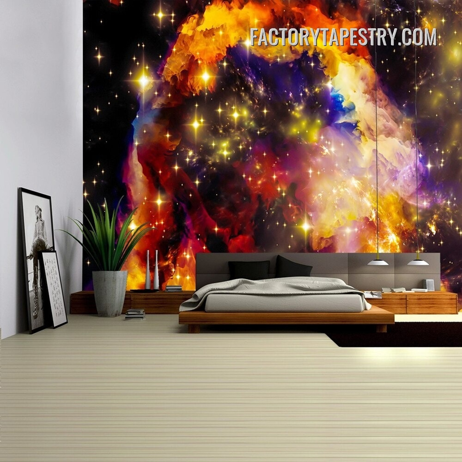 Cosmic Nebula Space Psychedelic Wall Hanging Tapestry