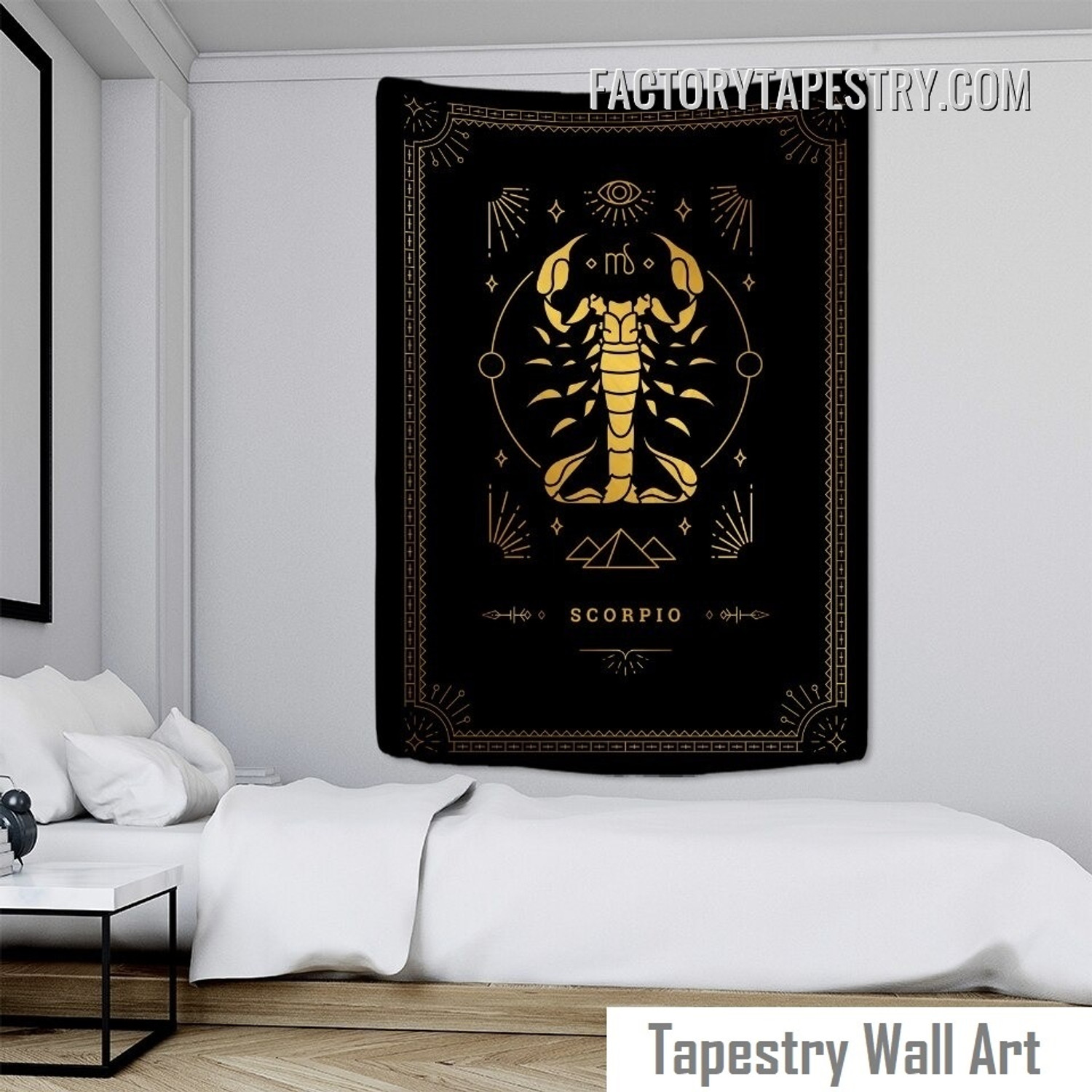 Scorpio II Astrology Witchcraft Divination Bohemian Tarot Wall Hanging Tapestry