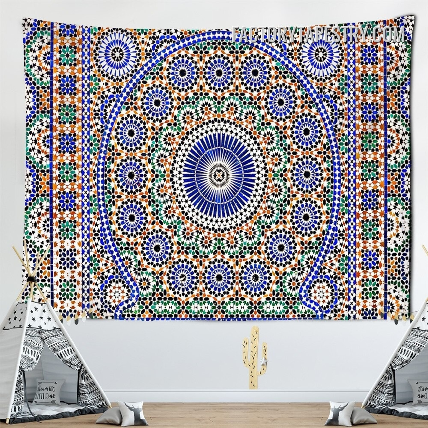 Moroccan Design Indian Mandala Bohemian Hippie Wall Hanging Tapestry for Living Room Decoration Moroccan Design Indian Mandala Bohemian Hippie Wall Hanging Tapestry for Living Room Decoration