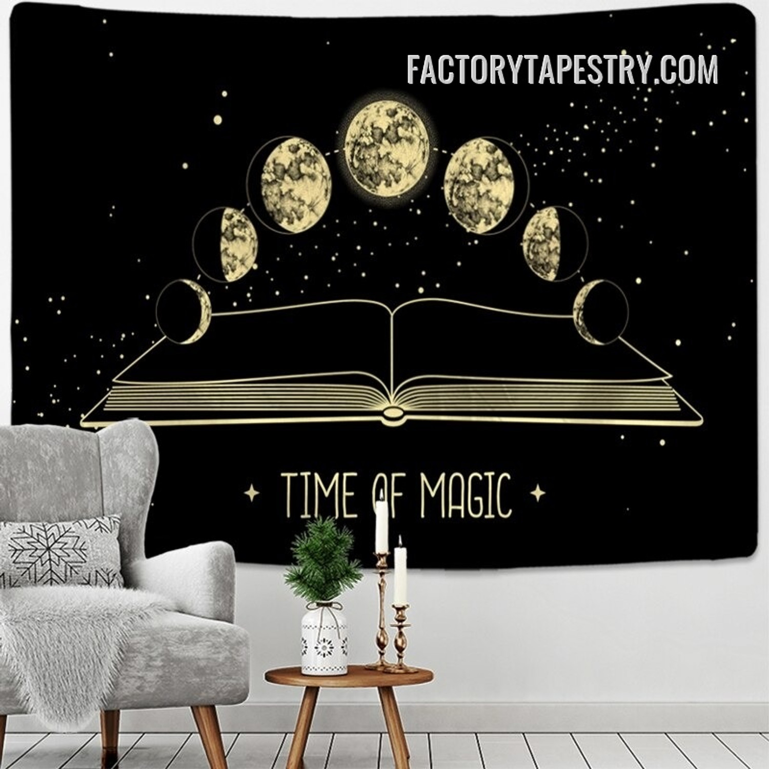 Magic Witchcraft Card Tarot Bohemian Wall Hanging Tapestry for Living Room Decoration