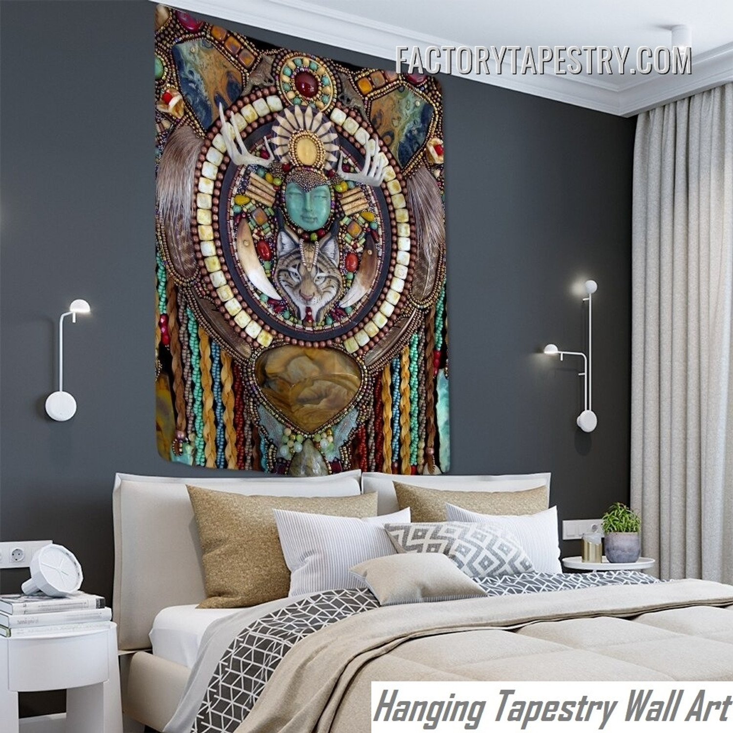 Dream Catcher Tapestry Magic Modern Wall Hanging Tapestries for Home Decoration