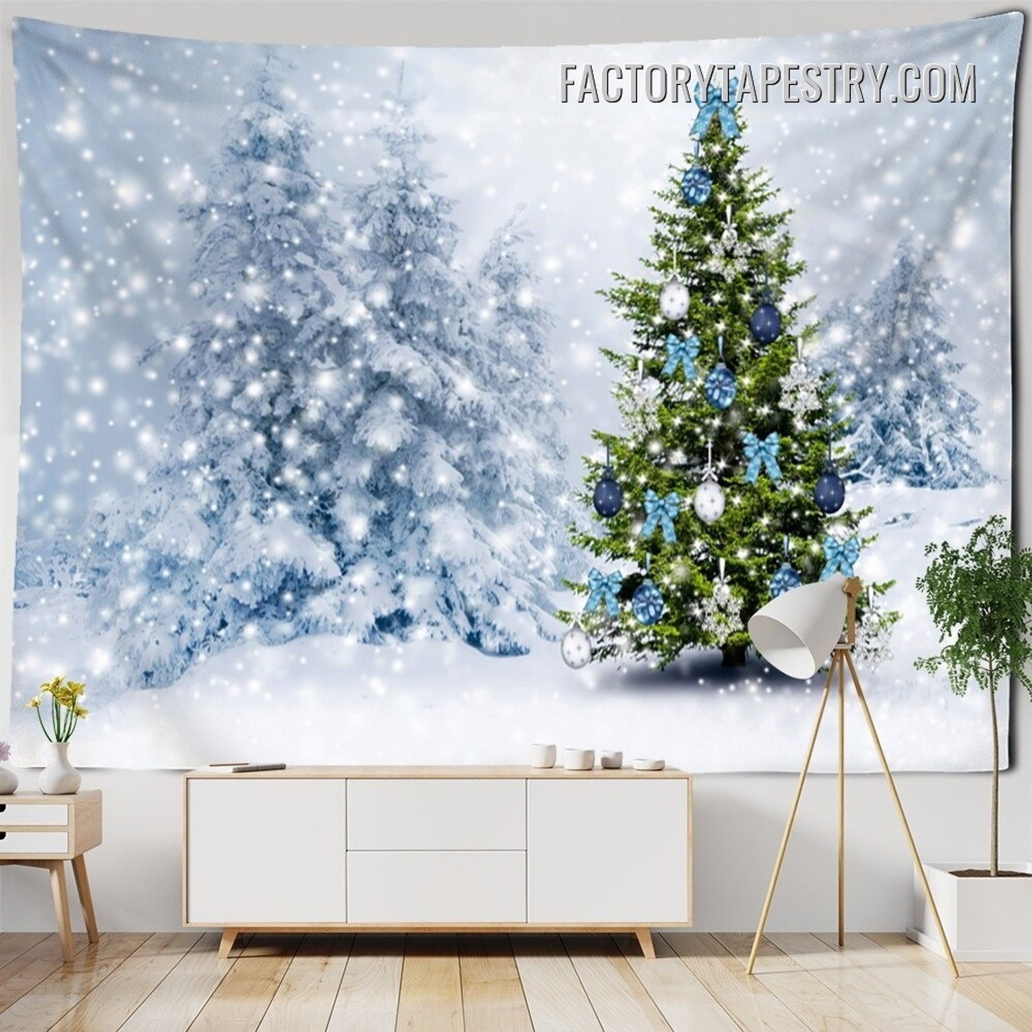 beautiful christmas tree wallpaper