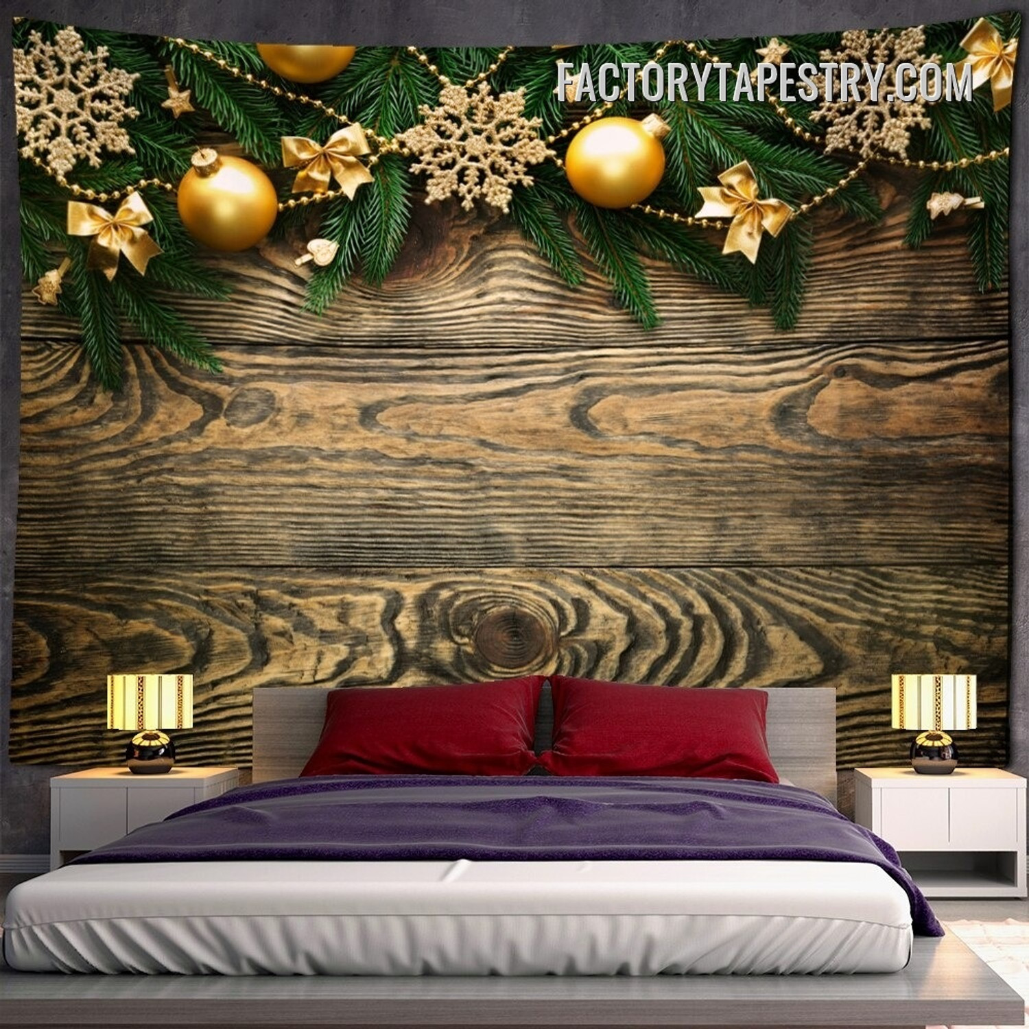Christmas Wall Decoration VII Occasion Modern Wall Hanging Tapestry for Living Room Decoration