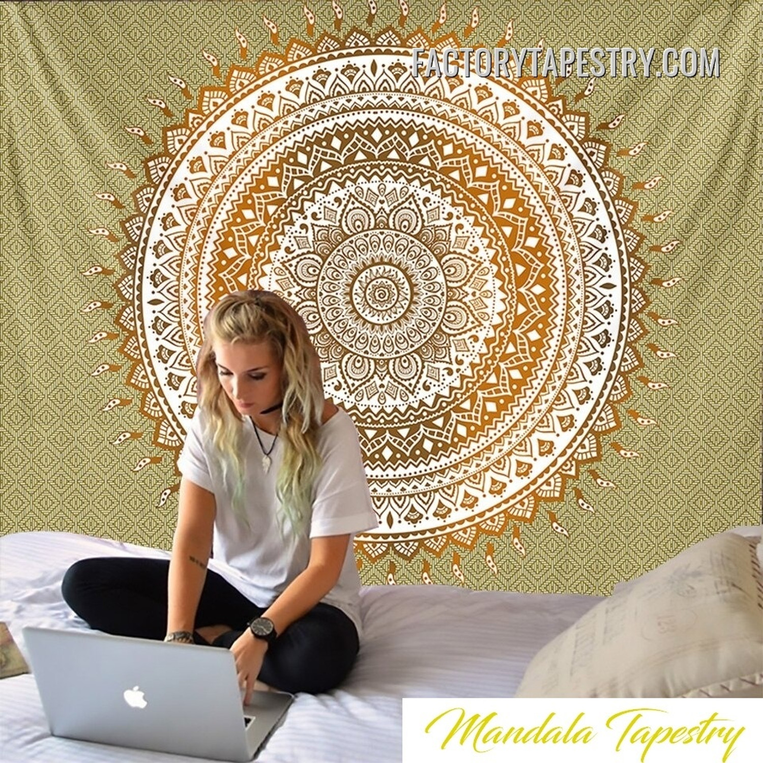 Mandala Design II Wall Hanging Tapestry