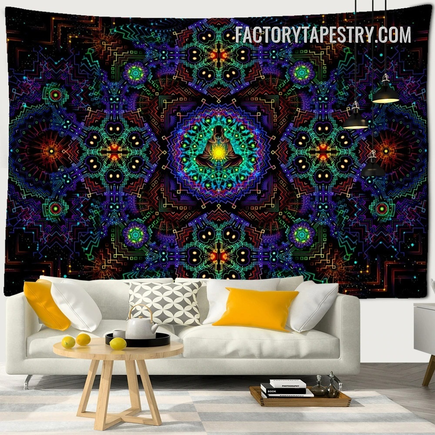 Magic Man Spiritual Psychedelic Wall Art Tapestry