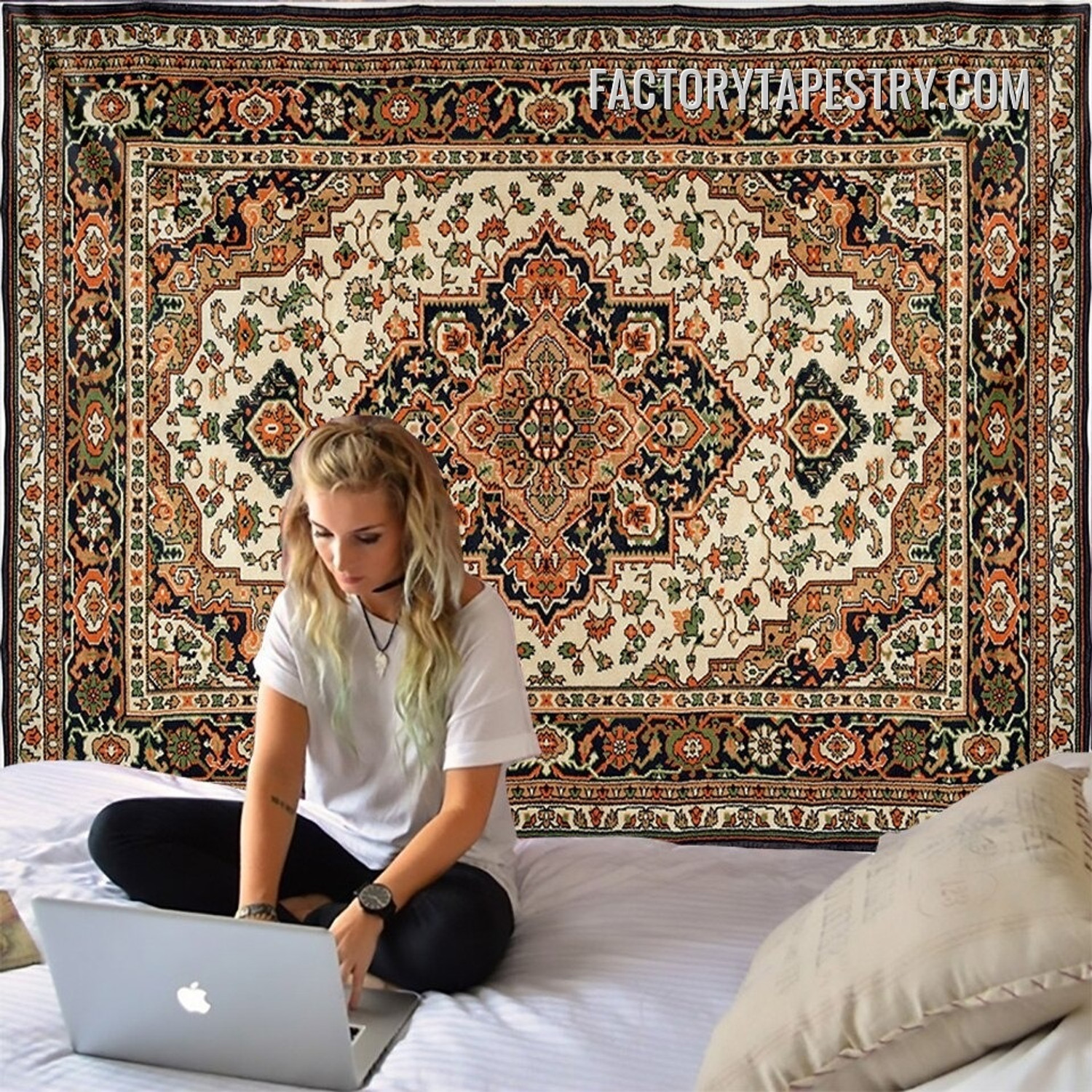 Indian Mandala Pattern I Wall Hanging Tapestry