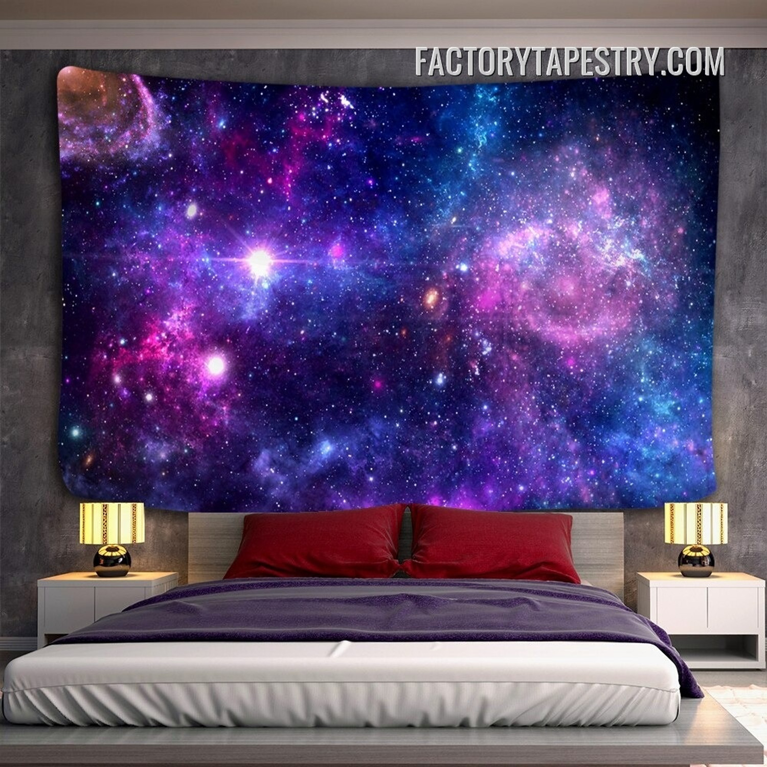 Universe I Cosmic Space Psychedelic Wall Art Tapestry