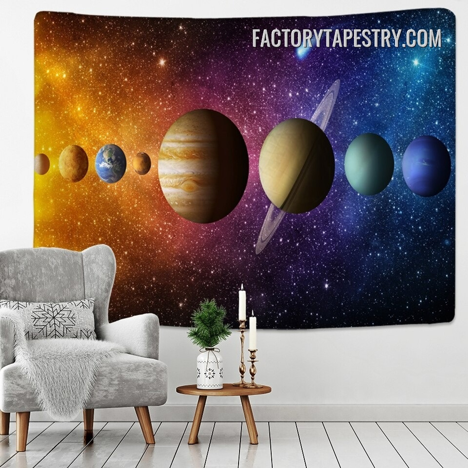 Planets in Space II factorytapestry