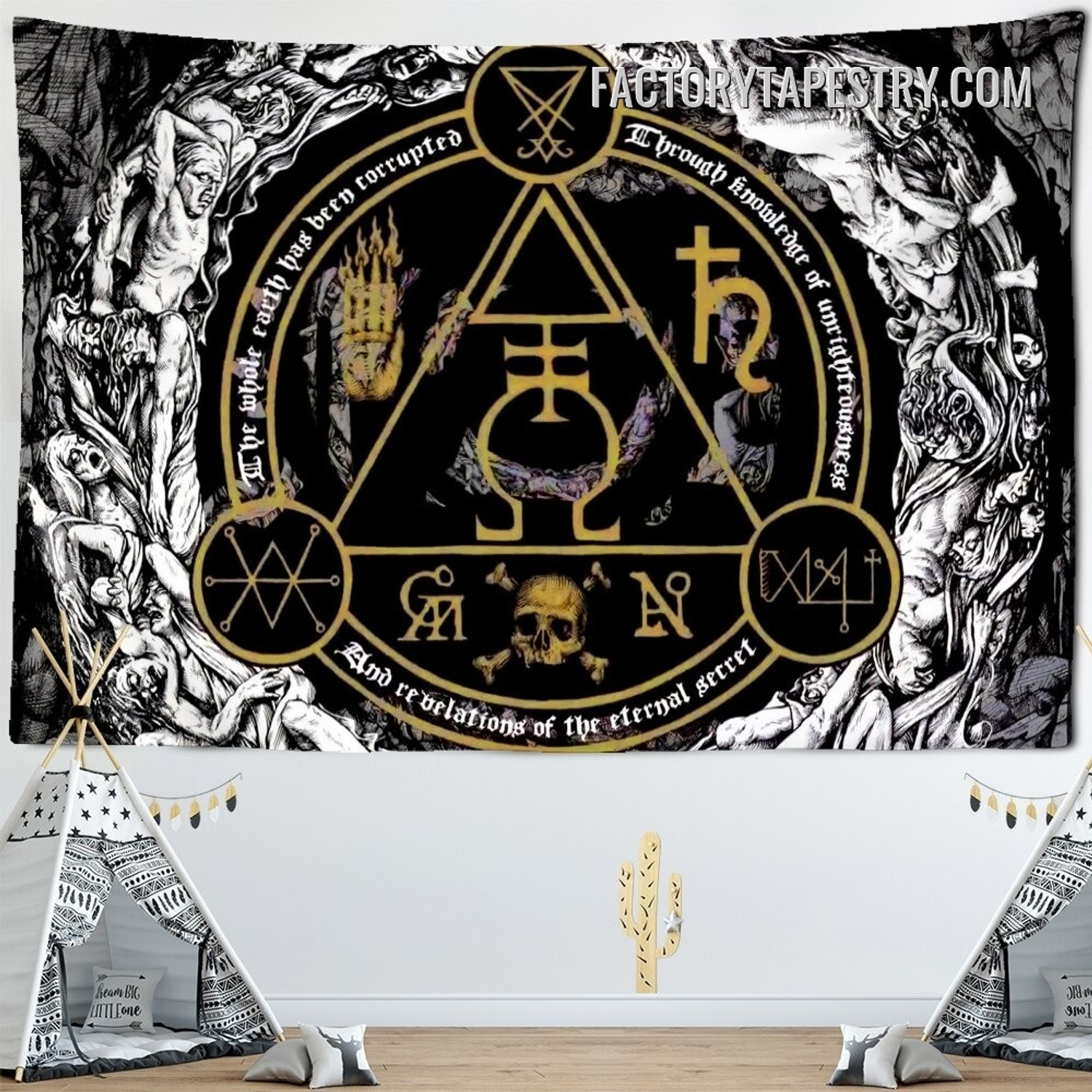 Goatwhore I Tarot Psychedelic Wall Hanging Tapestry