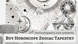 Buy Black and White Zodiac Tapestry Video