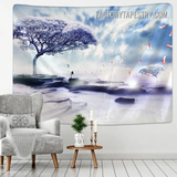 White Tapestries to Give a Finishing Touch to Interiors