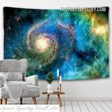 Splurge-Worthy Cosmic Tapestries for a Living Space