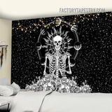 8 Most Exciting Skull Tapestry Wall Hangings