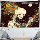 6 Human Skeleton Tapestries for Any Décor