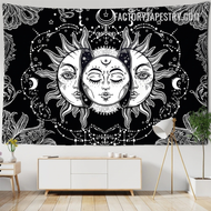 6 Black and White Tapestries for Monochrome Colour Scheme Interiors