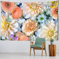 Multicolor Flowers Floral Modern Wall Art Tapestry