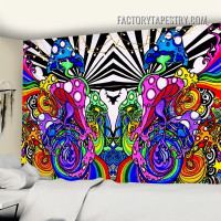 Variegated Mushroom Abstract Psychedelic Wall Art Tapestry