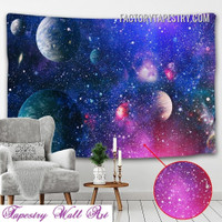 Universe Space Cosmic Psychedelic Wall Art Tapestry