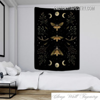 Moon Phases X Bohemian Wall Hanging Tapestry