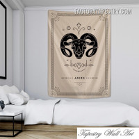 Aries I Astrology Tarot Bohemian Wall Hanging Tapestry