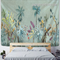 Tropical Plants V Botanical Landscape Retro Wall Art Tapestry