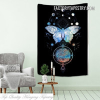 Constellation Butterfly Tarot Psychedelic Wall Decor Tapestry