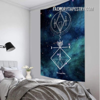 Tarot Card Astrology Psychedelic Wall Art Tapestry