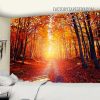 Forest Pathway Nature Landscape Modern Wall Art Tapestry