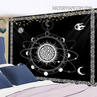 Mystical Solar System Tarot Bohemian Wall Hanging Tapestry