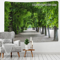 Forest Path Nature Landscape Modern Wall Hanging Tapestry