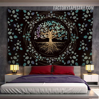 Mystic Wishing Tree Tarot Psychedelic Wall Hanging Tapestry for Home Décor