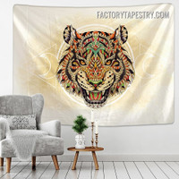 Tiger Mandala Tapestry Animal Pattern Wall Decor Tapestries for Bedroom