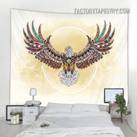 Mandala Eagle Bird Pattern Wall Hanging Tapestry Bedroom Dorm